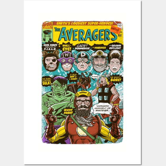 The Averagers Wall Art by GiMETZCO!
